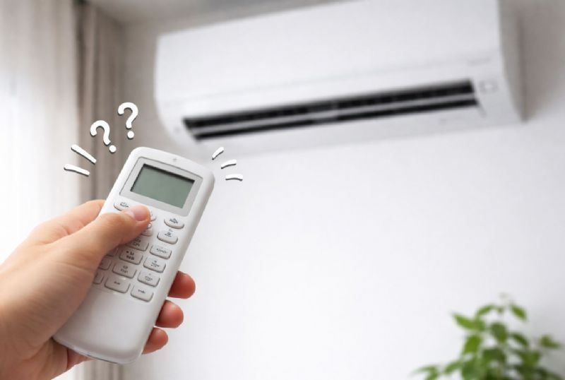按下冷氣遙控器卻完全沒反應？室內機燈號不亮的常見原因解析